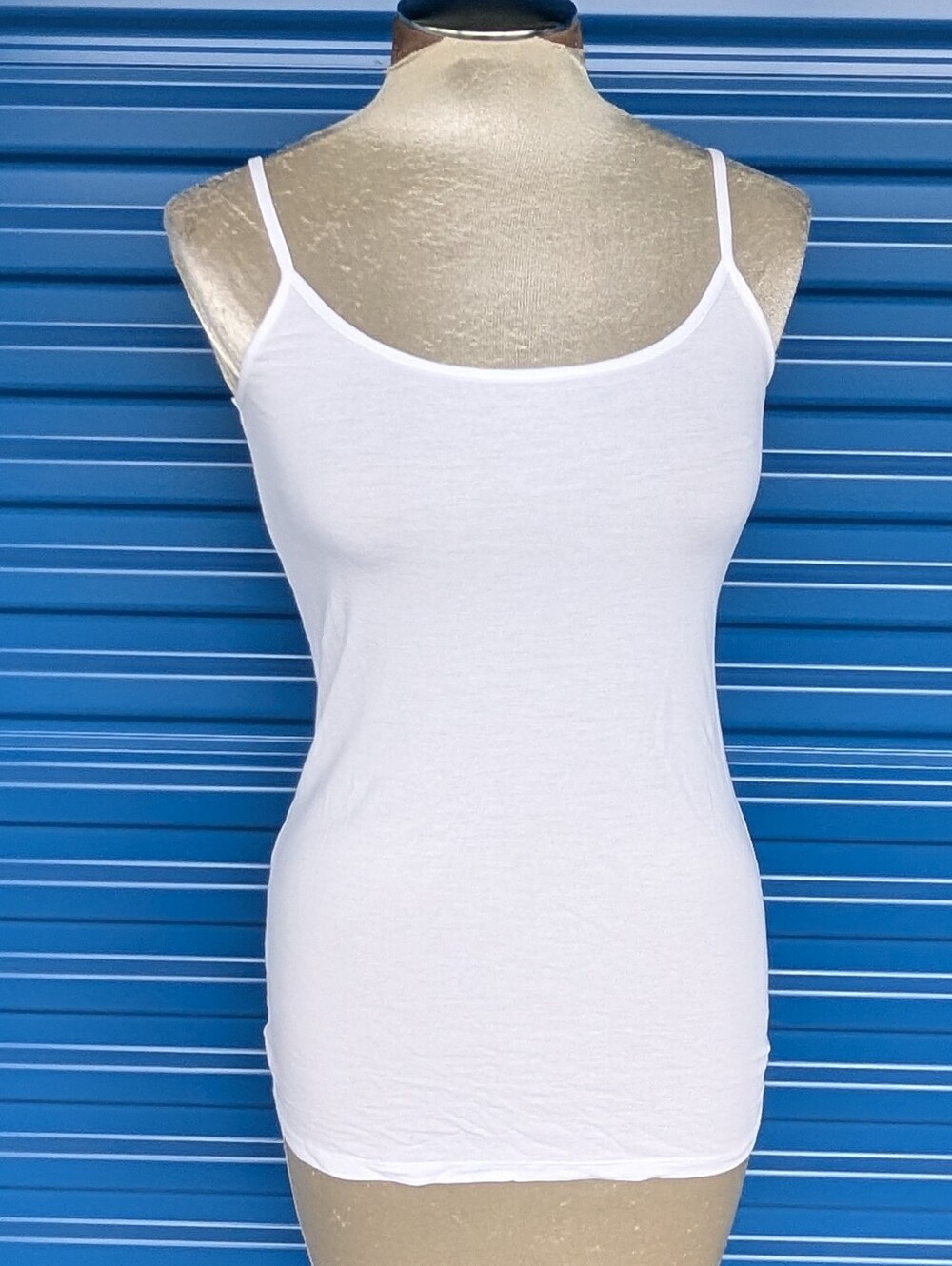 MICHAEL STARS white spaghetti strap tank S M